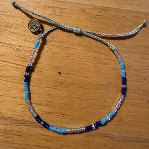 Pura Vida Ocean Billie Seed Adjustable Bracelet
